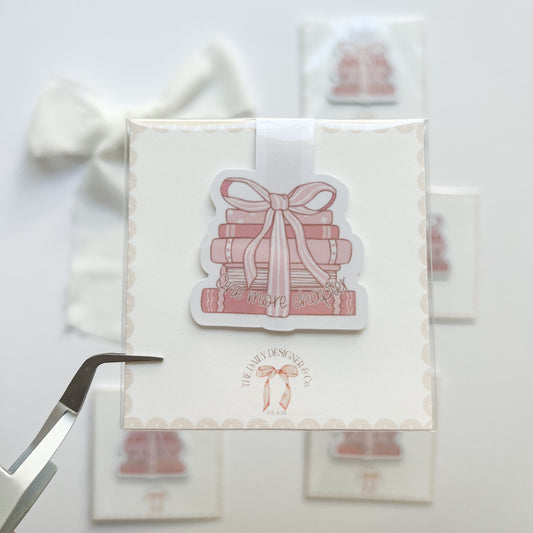 One More Chapter | Valentine Theme - Magnetic Bookmark