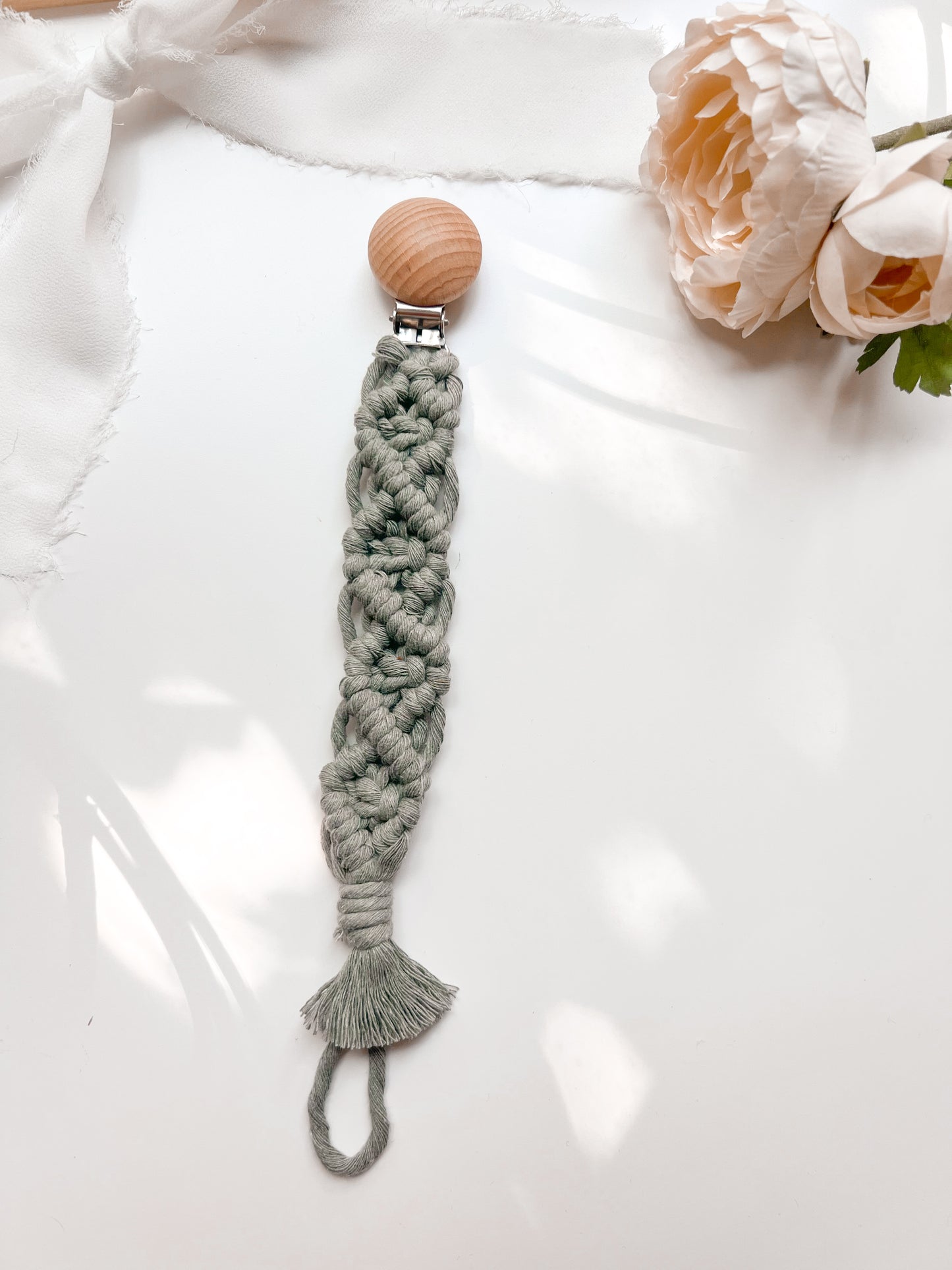 Braided Macrame Pacifier