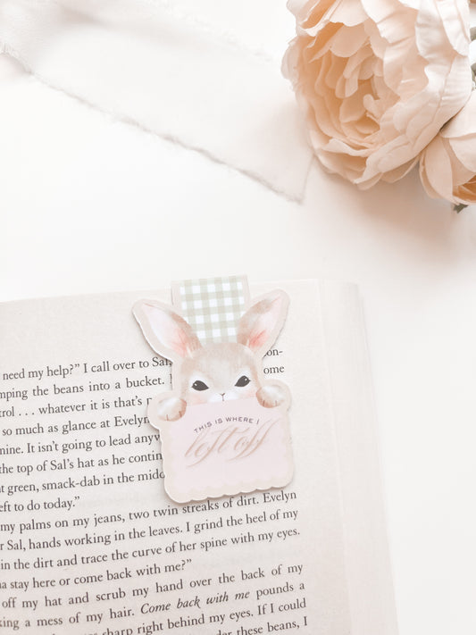 Easter Bunny Magnetic Bookmark