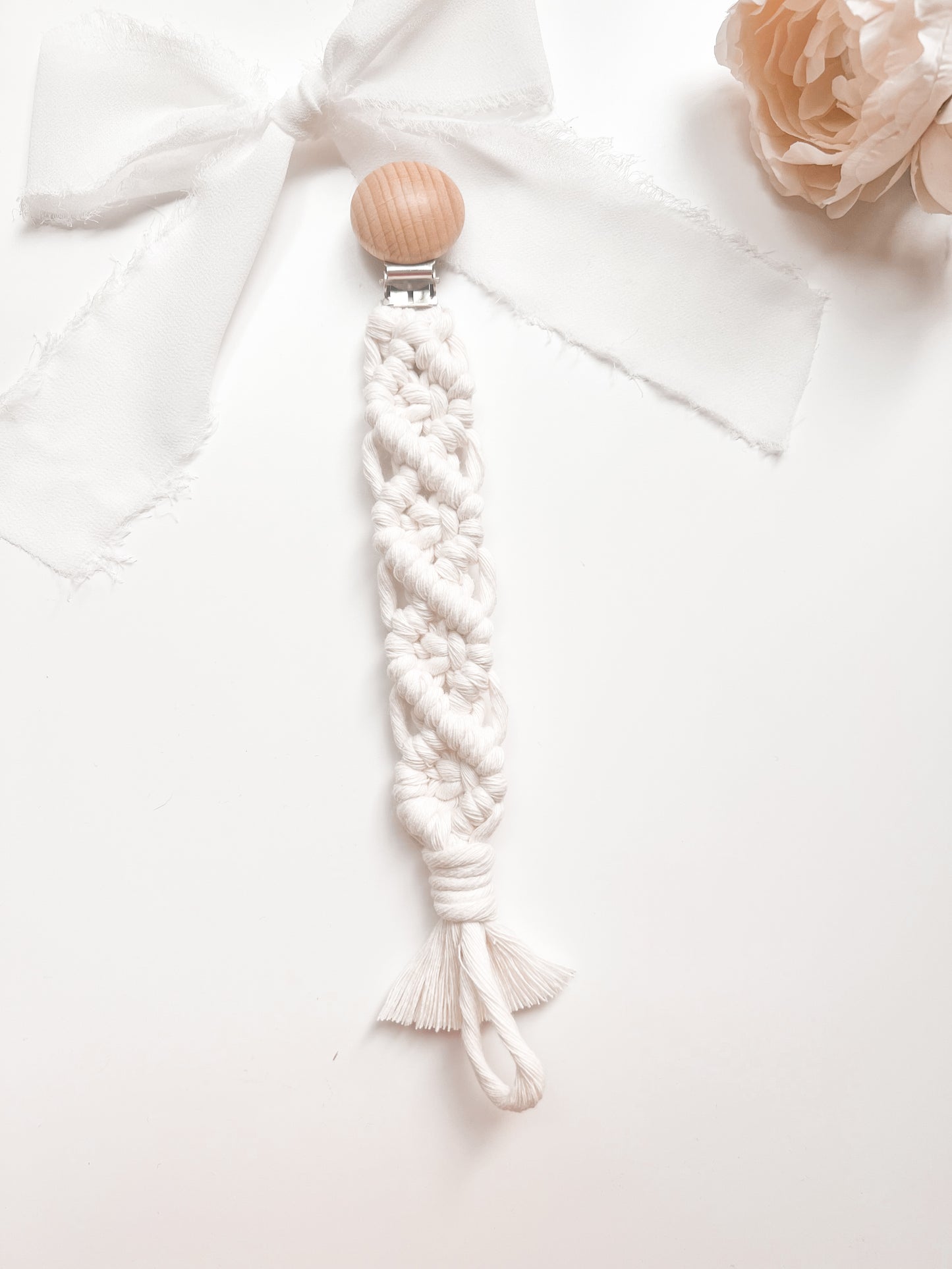 Braided Macrame Pacifier