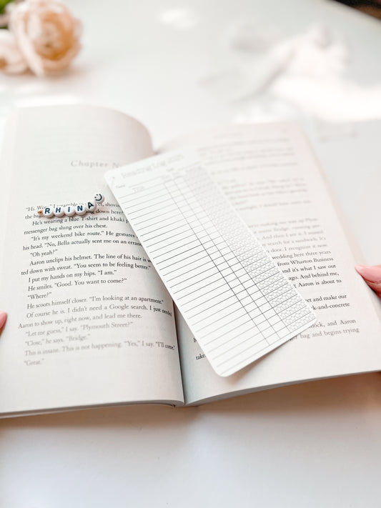 Personalized Reading Tracker Bookmark