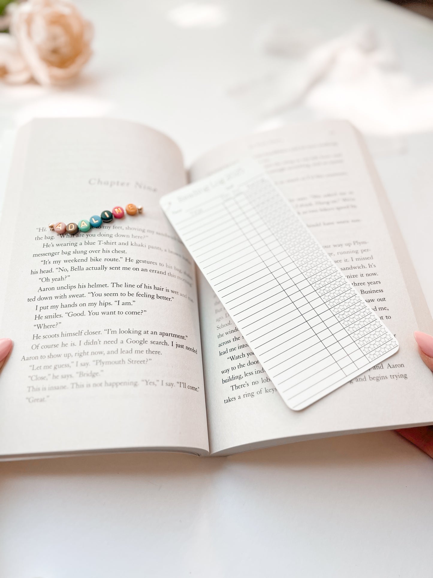 Personalized Reading Tracker Bookmark