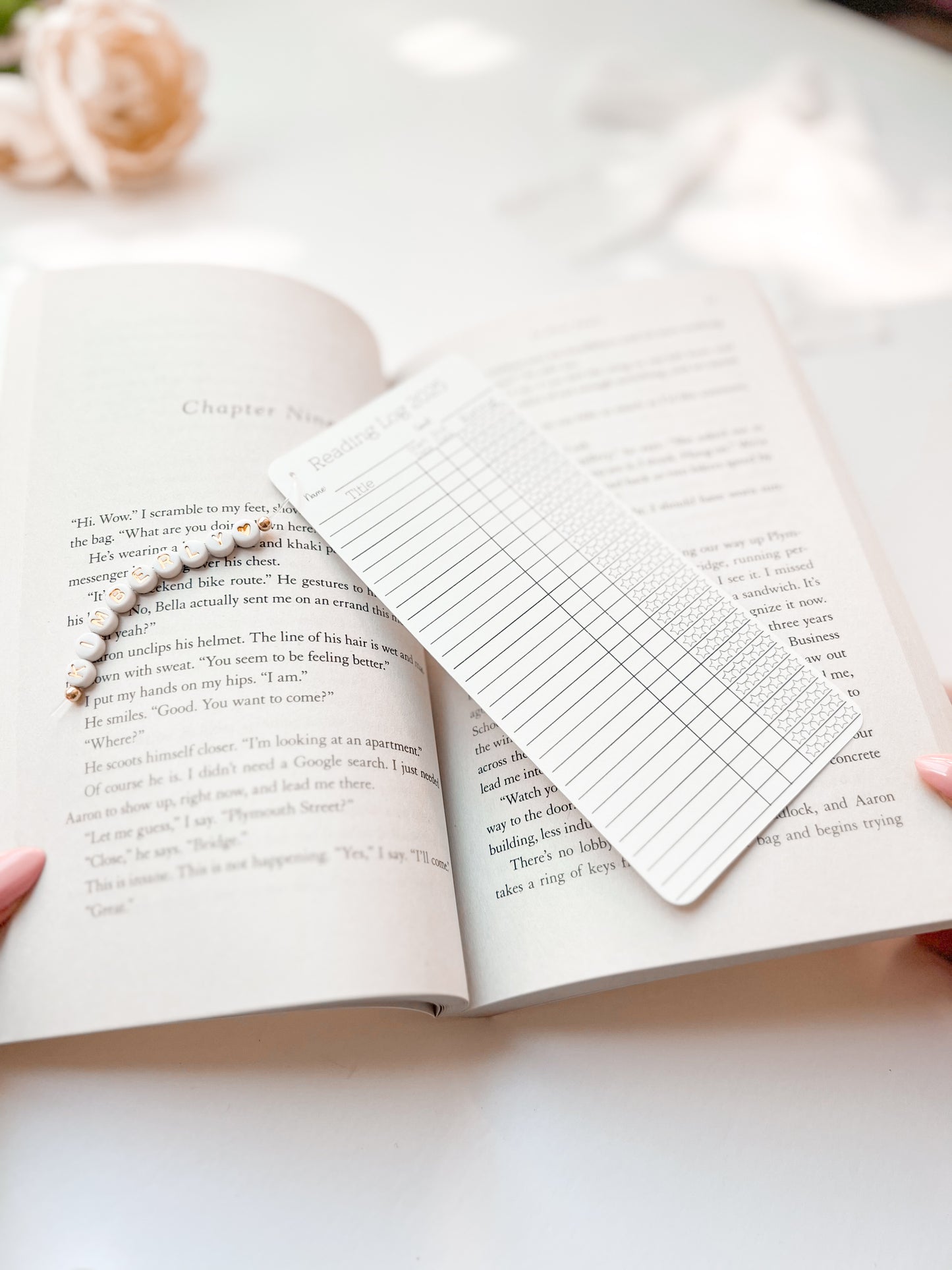 Personalized Reading Tracker Bookmark